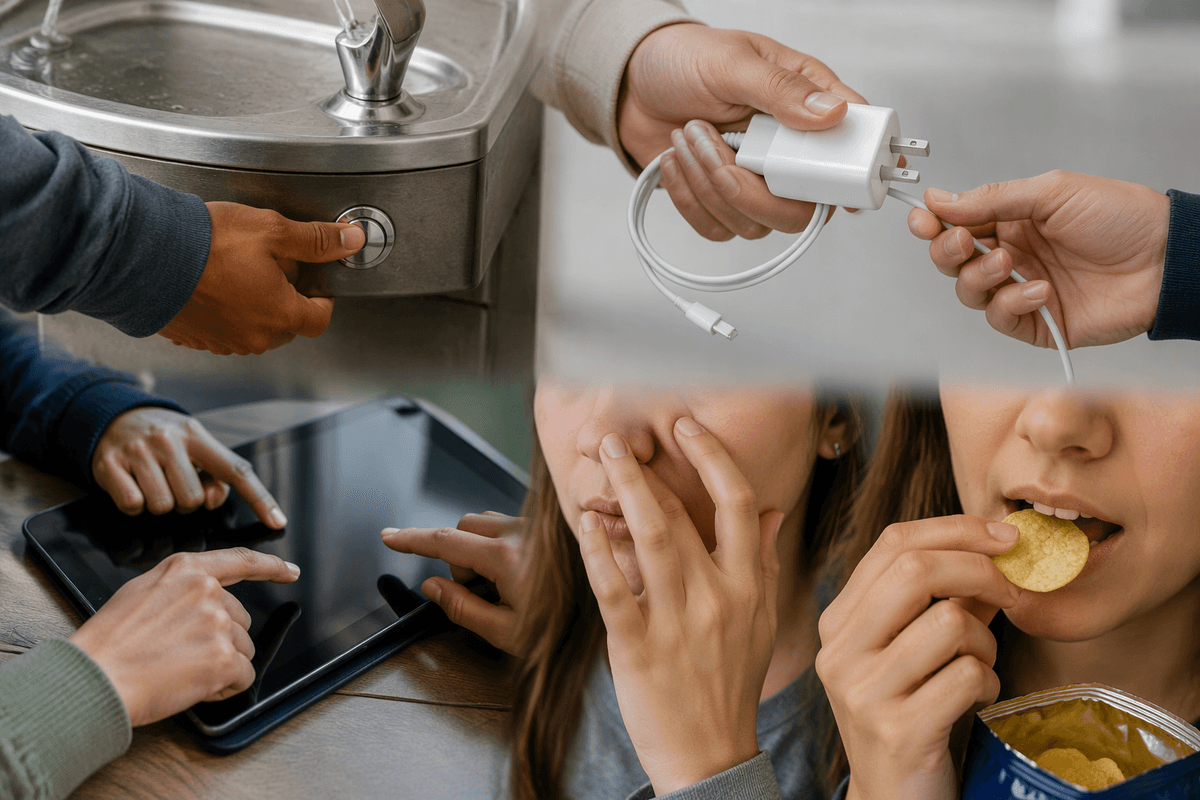 The hidden pathways germs use in busy days