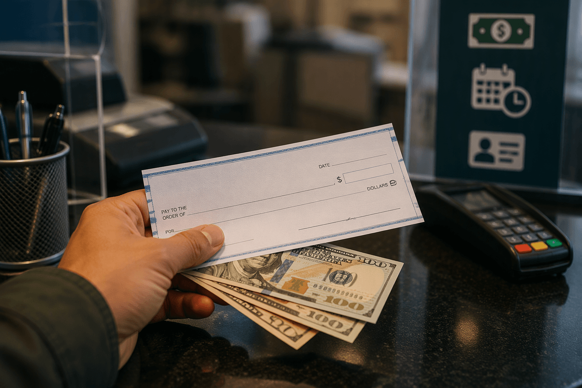 How & Where to Cash a Check Without a Bank Account