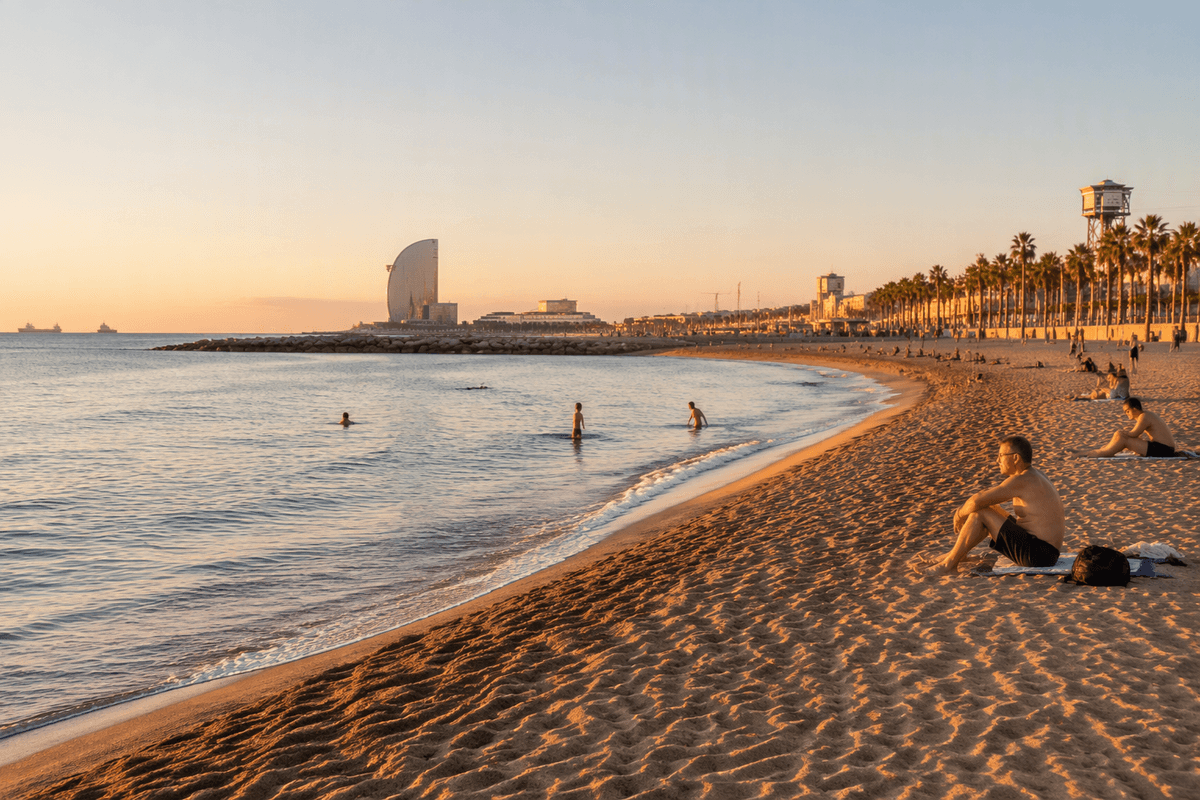 Day 2 PM/Night: sea to skyline | Must: Montjuïc sunset | Opt: Barceloneta swim | Skip: midday beach heat